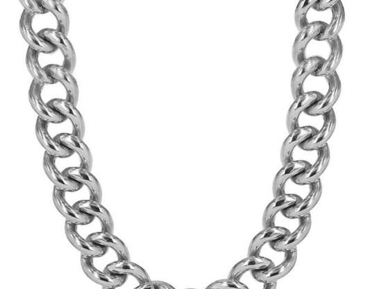 Astrid & agnes - maxinne kort halsband stål