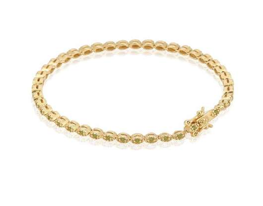 Carolina Gynning - Time To Glow T-armband - Green Guld