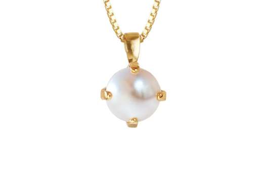 Caroline Svedbom Classic Petite Necklace Gold Pearl