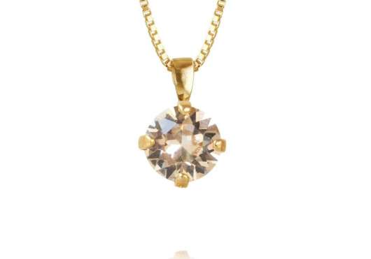 Caroline Svedbom Classic Petite Necklace Gold Silk