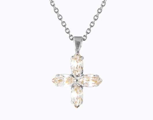 Caroline Svedbom Crystal Star Necklace Rhodium Crystal
