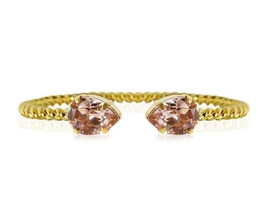 Caroline Svedbom Mini Drop Bracelet Gold Vintage Rose