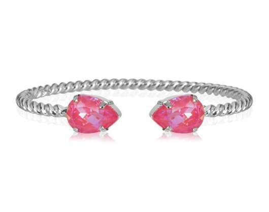 Caroline Svedbom - Mini Drop Bracelet Rhodium Lotus Pink Delite