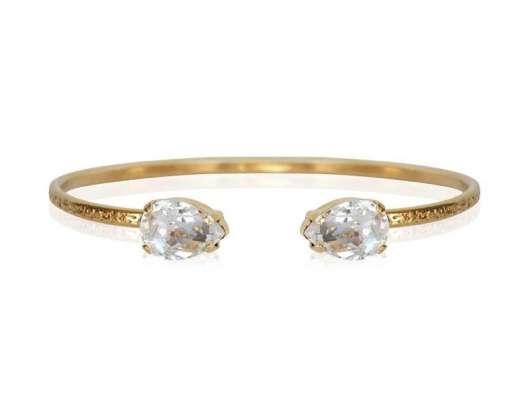 Caroline Svedbom Petite Drop Bracelet Gold Crystal