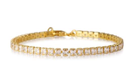 Caroline Svedbom Zara Bracelet Gold Crystal