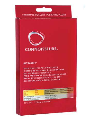 Connoisseurs Gold Jewelry Polishing Cloth 738