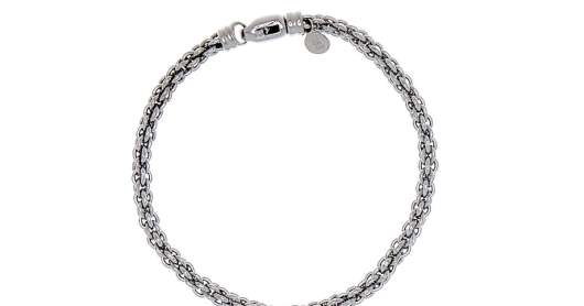 CU Jewellery Bear Basket Bracelet Silver