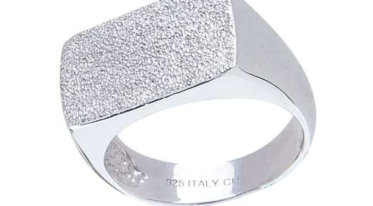 CU Jewellery - Bear Crushed Ring Silver
