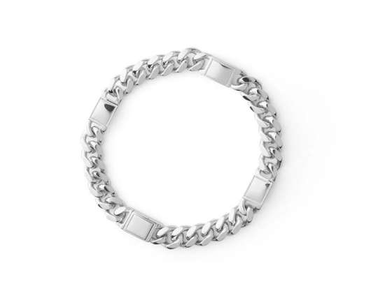 CU Jewellery - Bear Curb Bracelet Big Silver