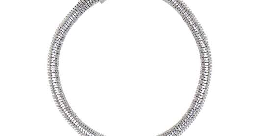 CU Jewellery Bear Snake Bracelet Silver