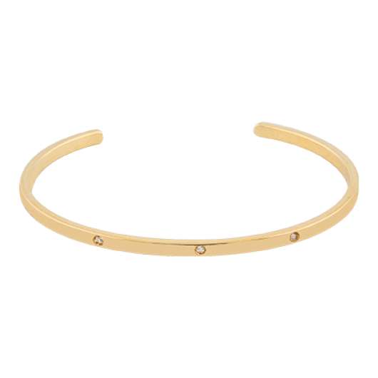 CU Jewellery - Brilliant Bangle Bracelet Gold