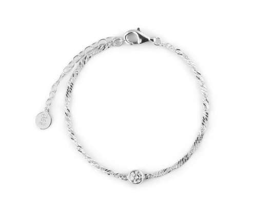 CU Jewellery Cubic Single Bracelet Silver