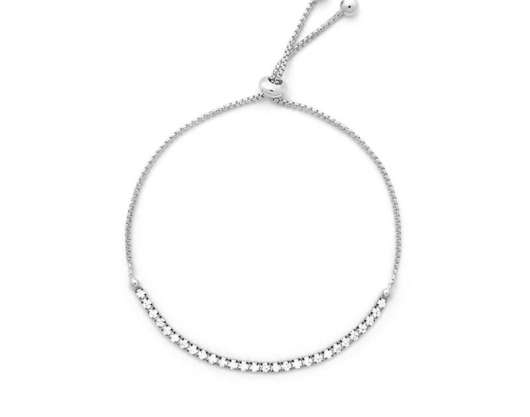 CU Jewellery Cubic Slider Bracelet Silver