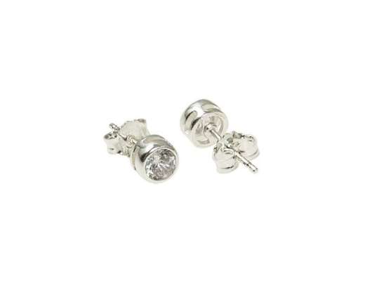 CU Jewellery Cubic Small Ear Silver