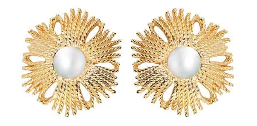 CU Jewellery - Gatsby Big Pearl Ear Gold