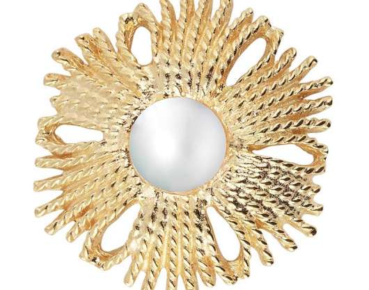 CU Jewellery - Gatsby Big Pearl Ring Gold