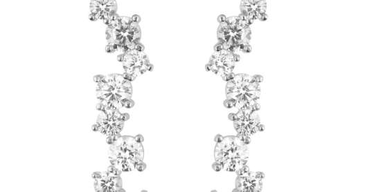 CU Jewellery - Gatsby Long Ear Silver