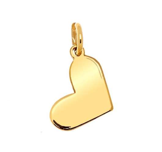 CU Jewellery Letters Heart Gold