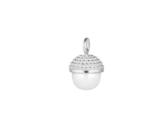 CU Jewellery - Letters Pearl Bubble Pendant Silver