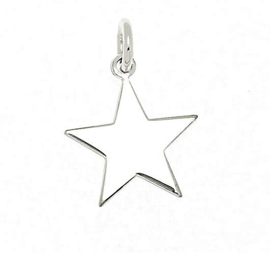 CU Jewellery Letters Star Silver