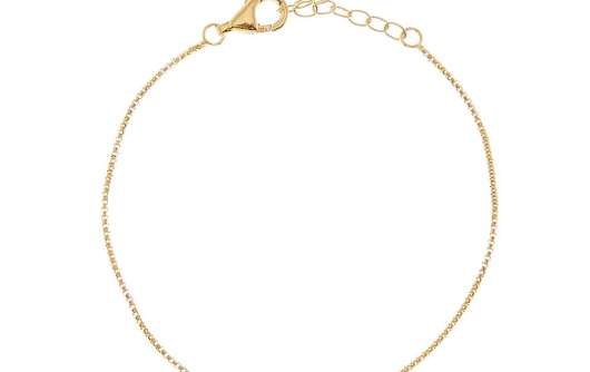 CU Jewellery Letters Venus Chain Bracelet Gold