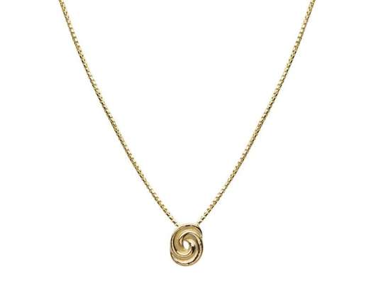 CU Jewellery Loop Bun Necklace 42-47 Gold