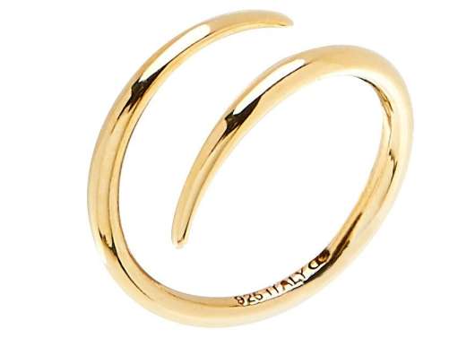 CU Jewellery Loop Ring Gold