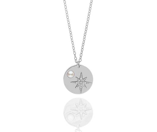 CU Jewellery One Coin Necklace Silver