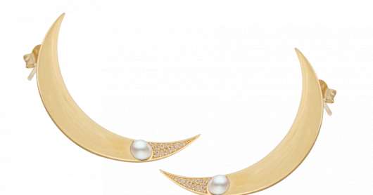 CU Jewellery One Moon Ear Gold