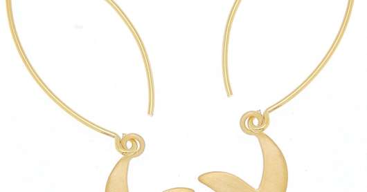 CU Jewellery - Peace Long Ear Gold
