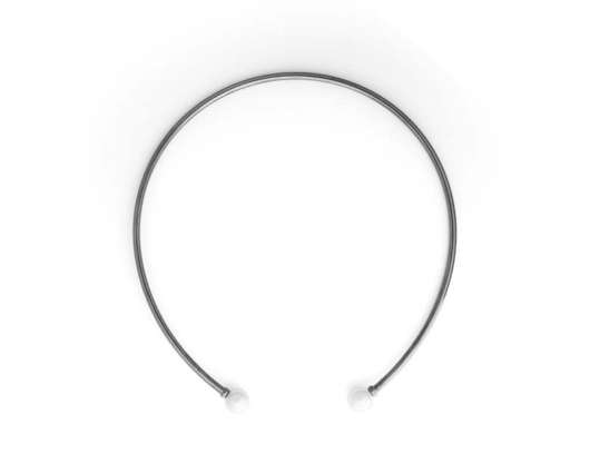 CU Jewellery - Pearl Bangle Necklace Flex Black