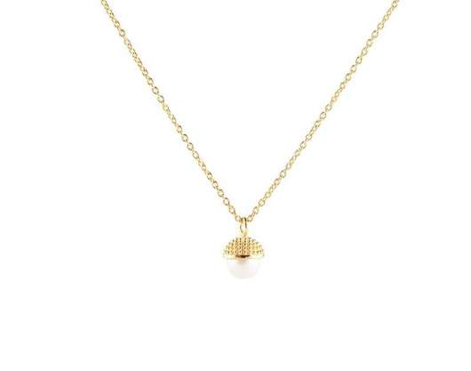 CU Jewellery Pearl Bubble Short Necklace Gold