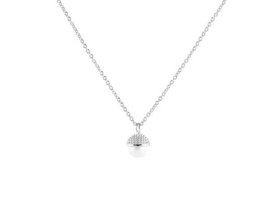 CU Jewellery Pearl Bubble Short Necklace Silver