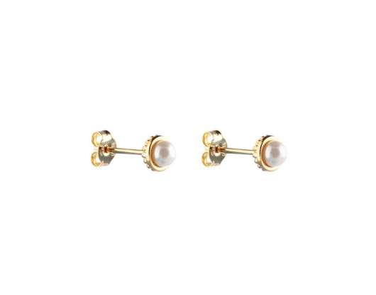 CU Jewellery Pearl Bubble Small Ear Gold