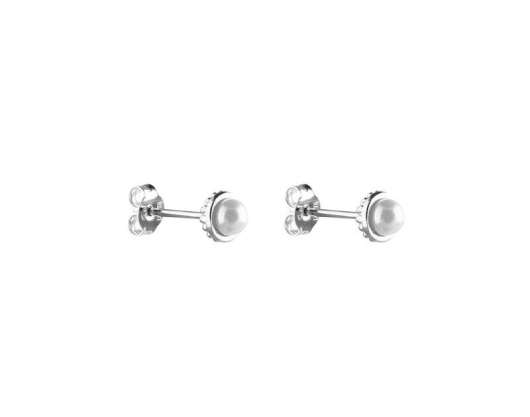 CU Jewellery Pearl Bubble Small Ear Silver