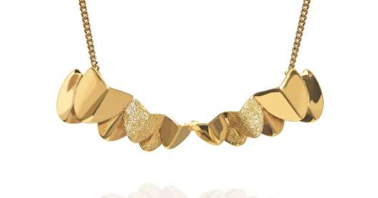 CU Jewellery Roof Big Necklace Gold