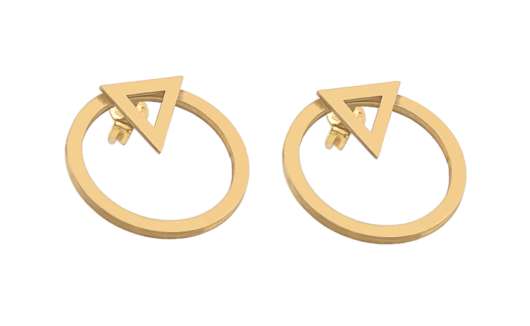 CU Jewellery Sign Ear Gold