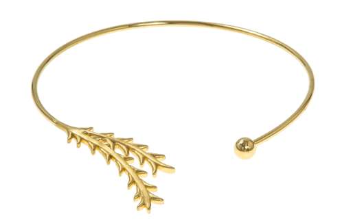 CU Jewellery - Tree Twig Bangle Necklace Gold