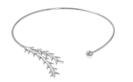 CU Jewellery - Tree Twig Bangle Necklace Silver