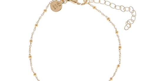 CU Jewellery Two Beaded Bracelet Gold