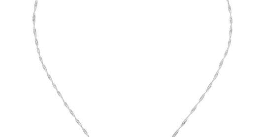 CU Jewellery - Two Flower Necklace Silver