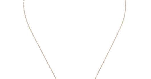 CU Jewellery Two Square Pendant Necklace Gold