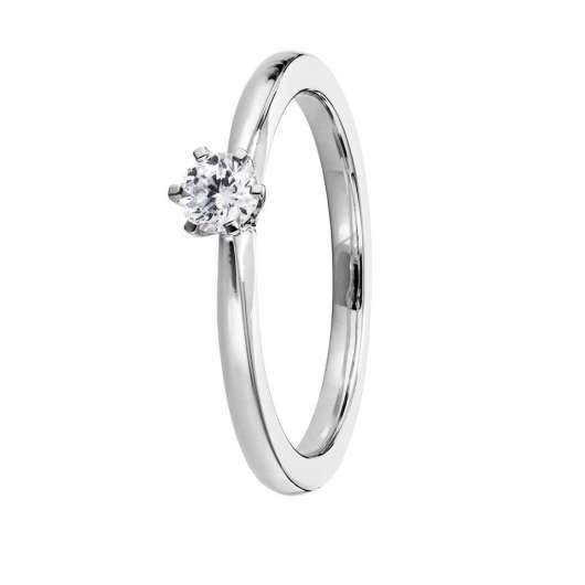 Diamantring i platina