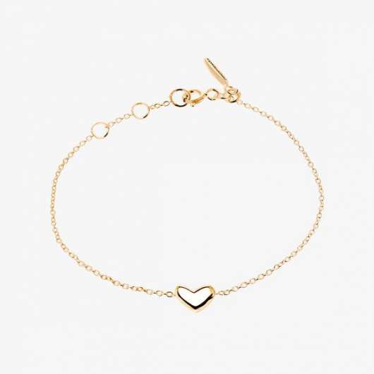 Drakenberg Sjölin - Loving Heart Medium Single Bracelet Gold