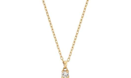 Edblad Bar Sparkle Necklace Gold