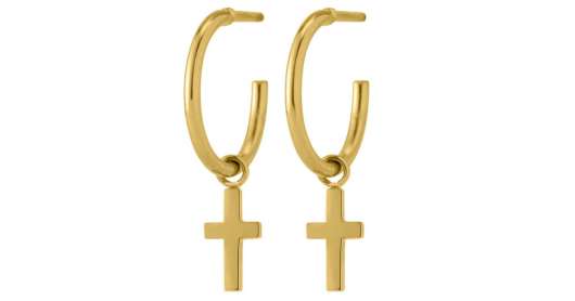 Edblad - Cross Earrings Gold