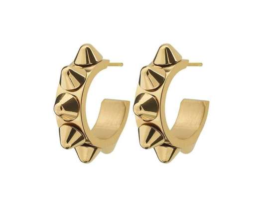 Edblad - Peak Creole Earrings Small Gold