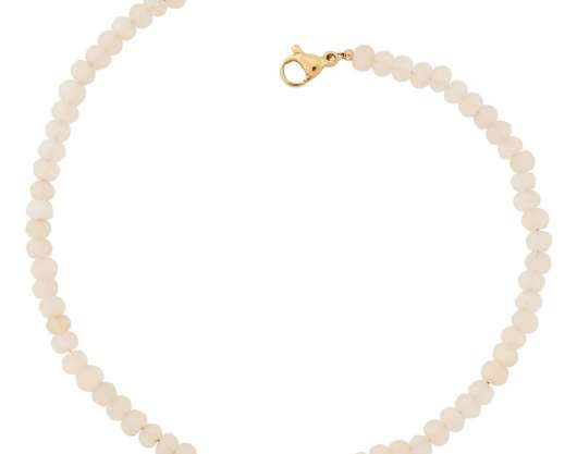 Edblad - Summer Beads Anklet White Gold