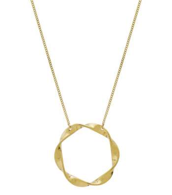 Edblad - Swirl Necklace Large Gold