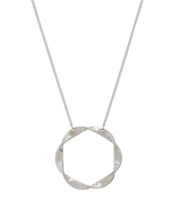 Edblad - Swirl Necklace Large Steel